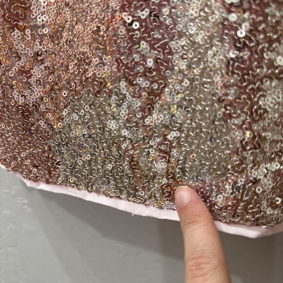 H&M Sequins Short Sleeve Shirt - Picture 7 of 8